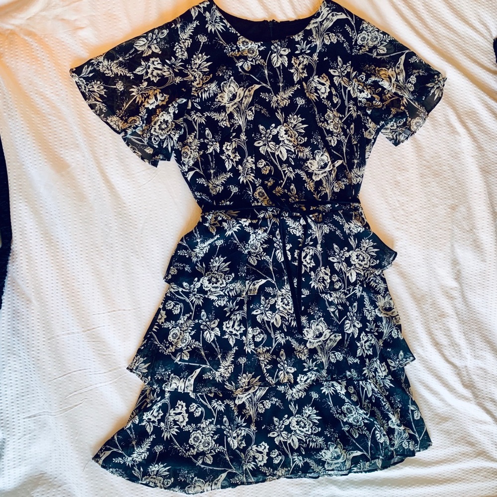 Jessica Howard Print Tier Dress
